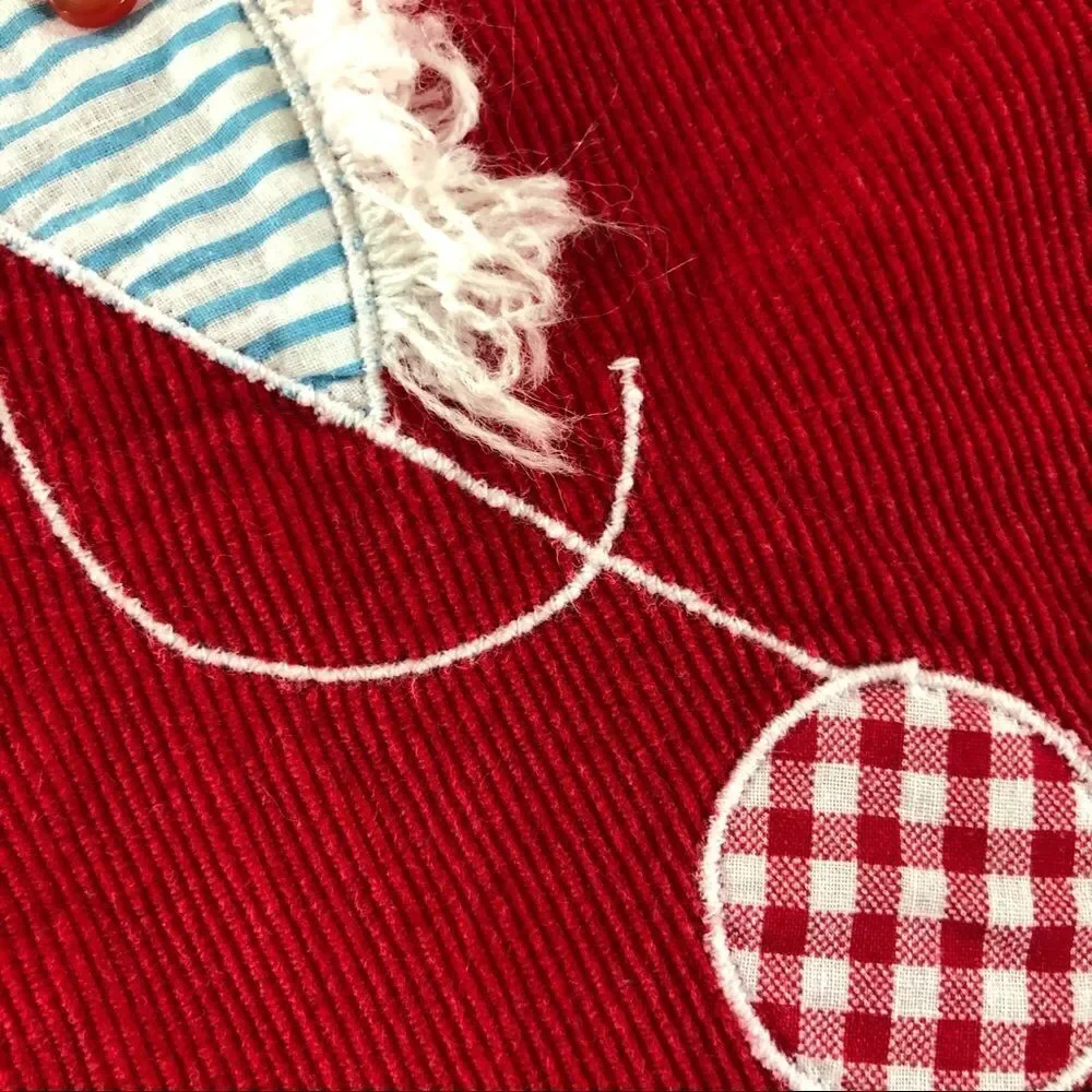 Vintage Hobby Horse Corduroy Romper 12mo